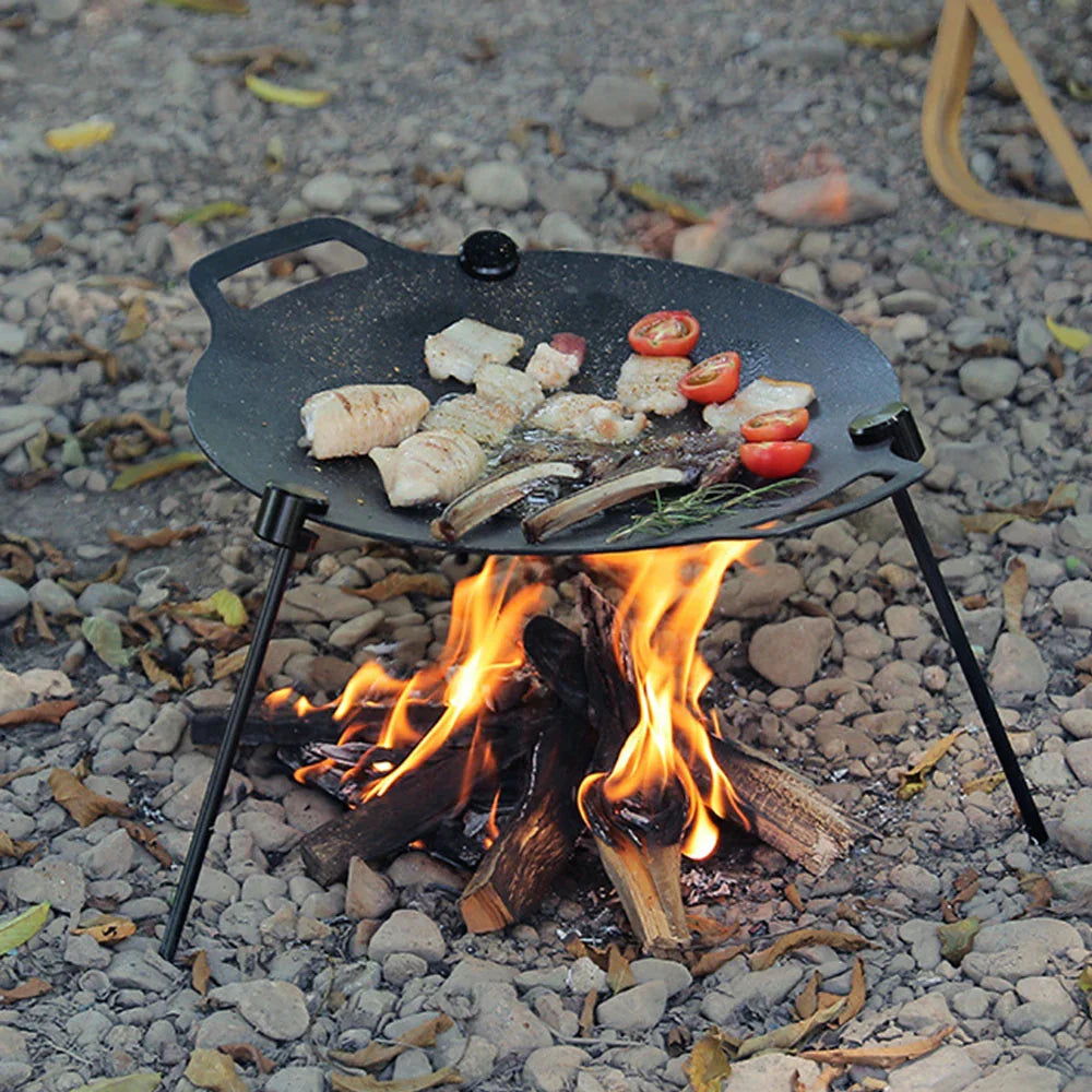 Pachet 7: Plita Japoneza cu Invelis Antiderapant Diametrul 30Cm + Dus Portabil Solar Pentru Camping 20L+ CADOU SURPRIZA
