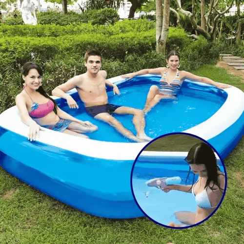 PACHET 11: Piscina 200x145x45cm PENTRU Relaxare si Distractie + Cantar Inteligent + Cadou Surpriza