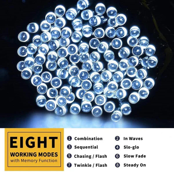 PACHET 19: Instalatie Tip Rola 100m Alb Rece +  Instalatie Tip Rola 50m Alb Rece + Instalatie Tip Turturi 12m Alb Rece + Cadou Surpriza