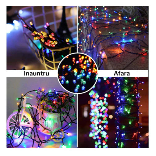 PACHET 16: Instalatie Tip Rola 100m Multicolor + Instalatie Tip Rola 50m Multicolor + Instalatie Tip Turturi 12m Multicolor + Cadou Surpriza